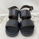 VINCE WOMEN'S SANDALS black brown 8