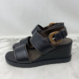 VINCE WOMEN'S SANDALS black brown 8