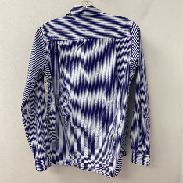 BIRDS OF PARADIS WOMEN'S BLOUSE/SHIRT blue white mix S