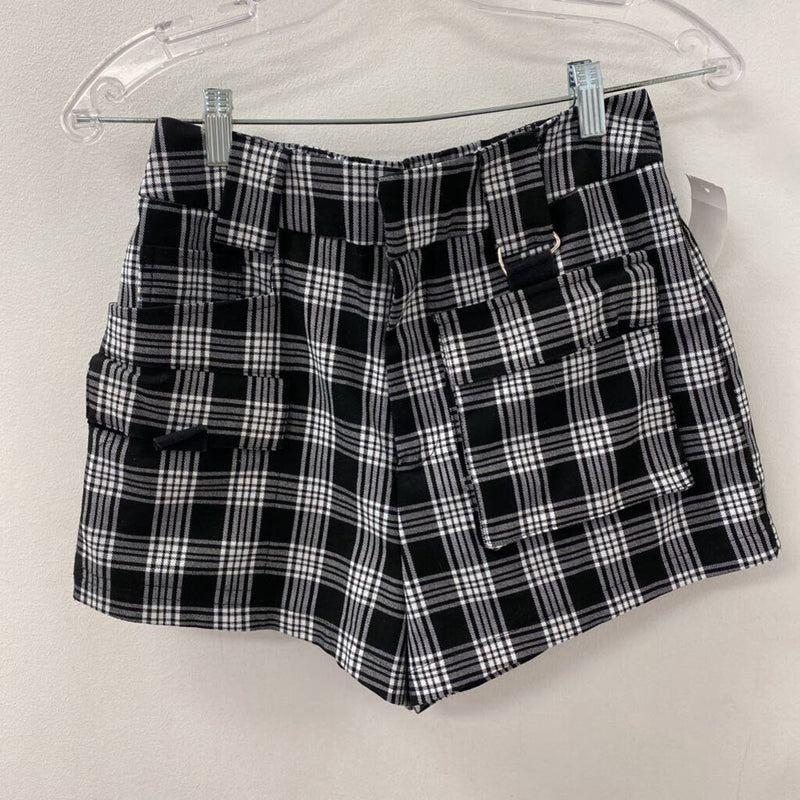 WOMEN'S SHORTS black white mix XS