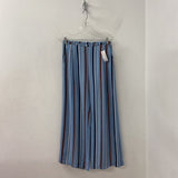 SUNCOO paris WOMEN'S PANTS blue brown white navy 3/m