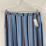 SUNCOO paris WOMEN'S PANTS blue brown white navy 3/m