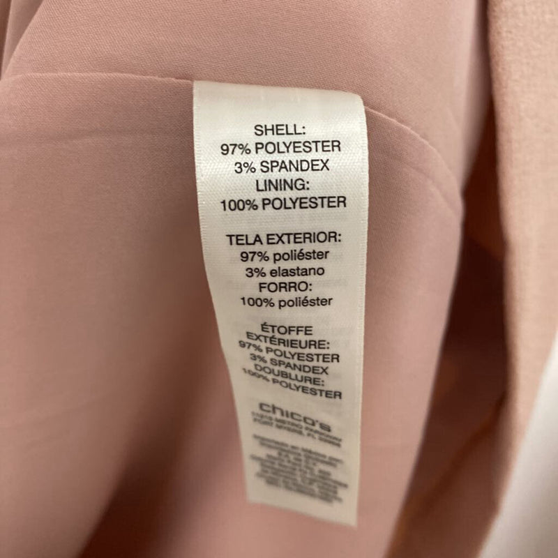 CHICOS WOMEN'S DRESS pink L/16/3