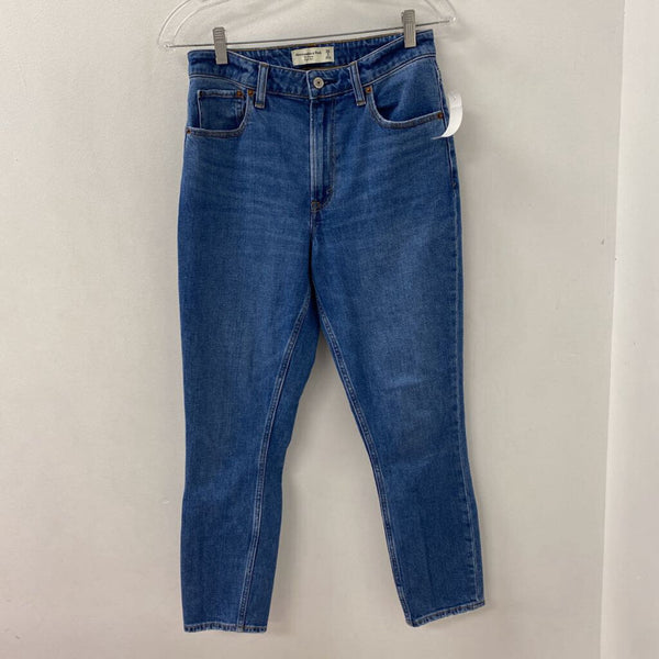 ABERCROMBIE & FITCH WOMEN'S JEANS blue S/26