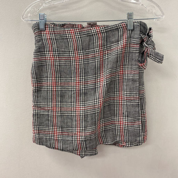 MANGO/MNG WOMEN'S SKIRT grey red mix XS