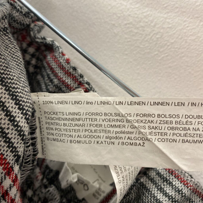 MANGO/MNG WOMEN'S SKIRT grey red mix XS