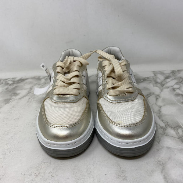 HOGAN WOMEN'S SNEAKERS ivory silver 36