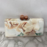 TED BAKER WOMEN'S WALLET/WRISTLET cream blush green
