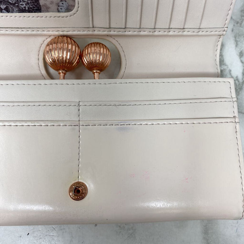 TED BAKER WOMEN'S WALLET/WRISTLET cream blush green