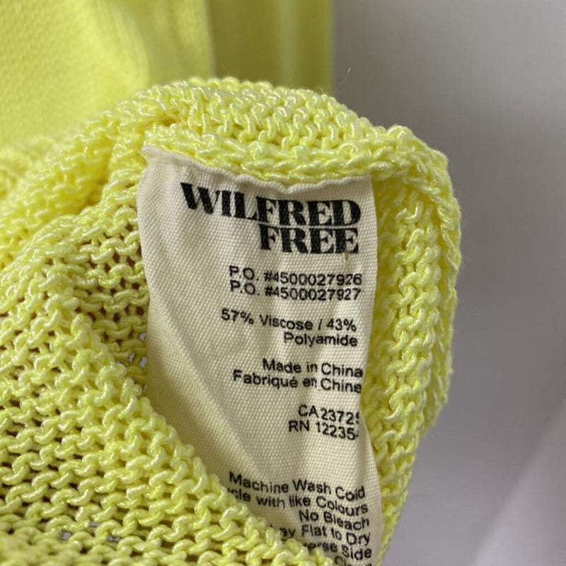 WILFRED WOMEN'S SWEATER neon yellow XS