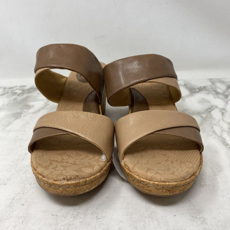 BOC WOMEN'S SANDALS brown beige 9