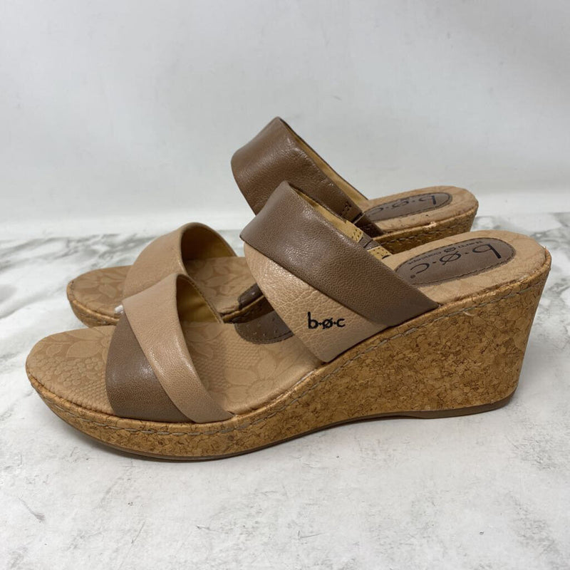 BOC WOMEN'S SANDALS brown beige 9