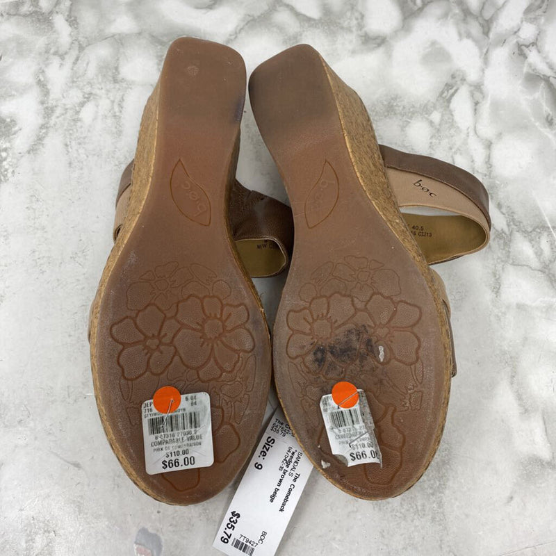BOC WOMEN'S SANDALS brown beige 9