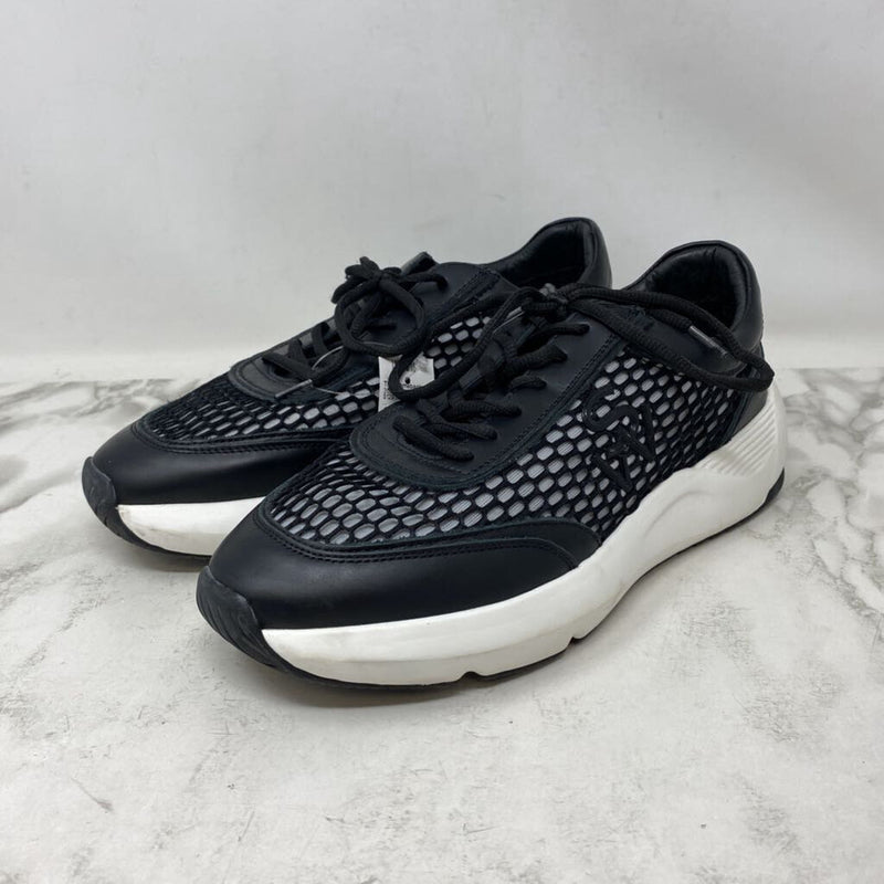 STUART WEITZMAN WOMEN'S SNEAKERS black white 12