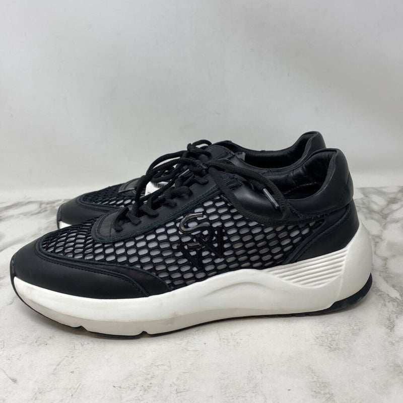 STUART WEITZMAN WOMEN'S SNEAKERS black white 12