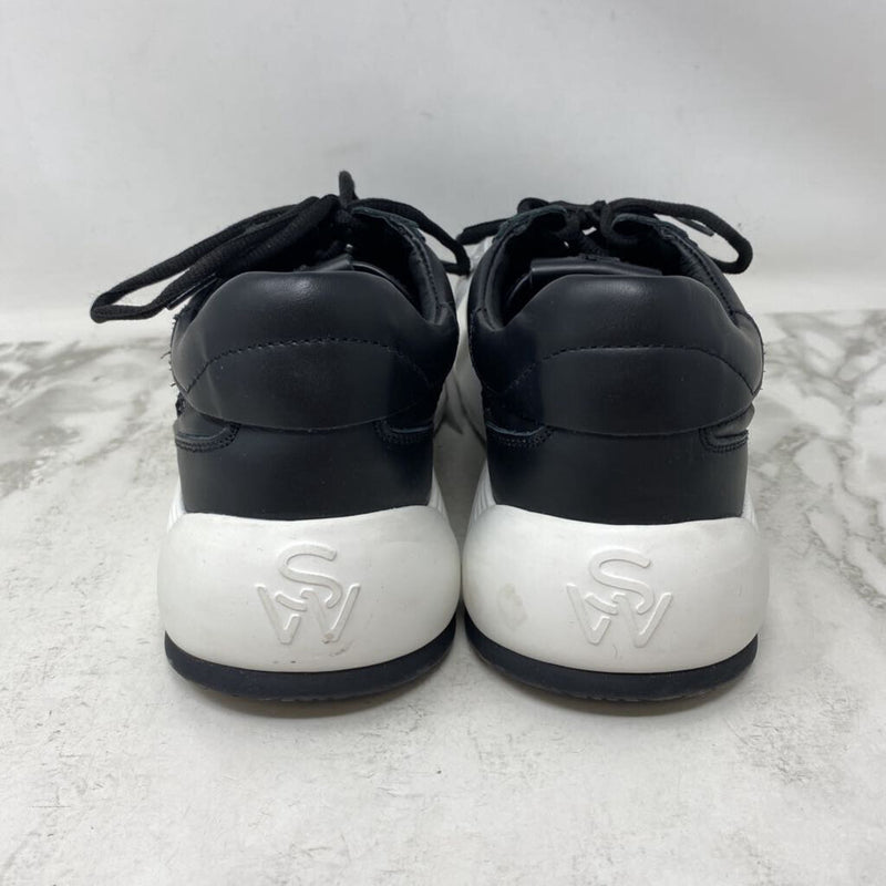 STUART WEITZMAN WOMEN'S SNEAKERS black white 12