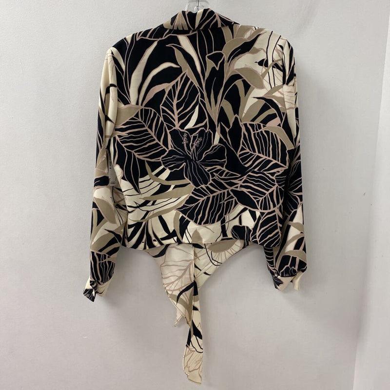 JOSEPH RIBKOFF WOMEN'S BLOUSE/SHIRT black white pink 8