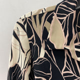 JOSEPH RIBKOFF WOMEN'S BLOUSE/SHIRT black white pink 8