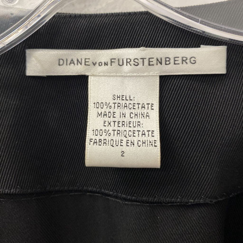 DIANE von FURSTENBERG WOMEN'S DRESS black 2