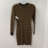MICHAEL/Michael Kors WOMEN'S DRESS brown black mix XXS