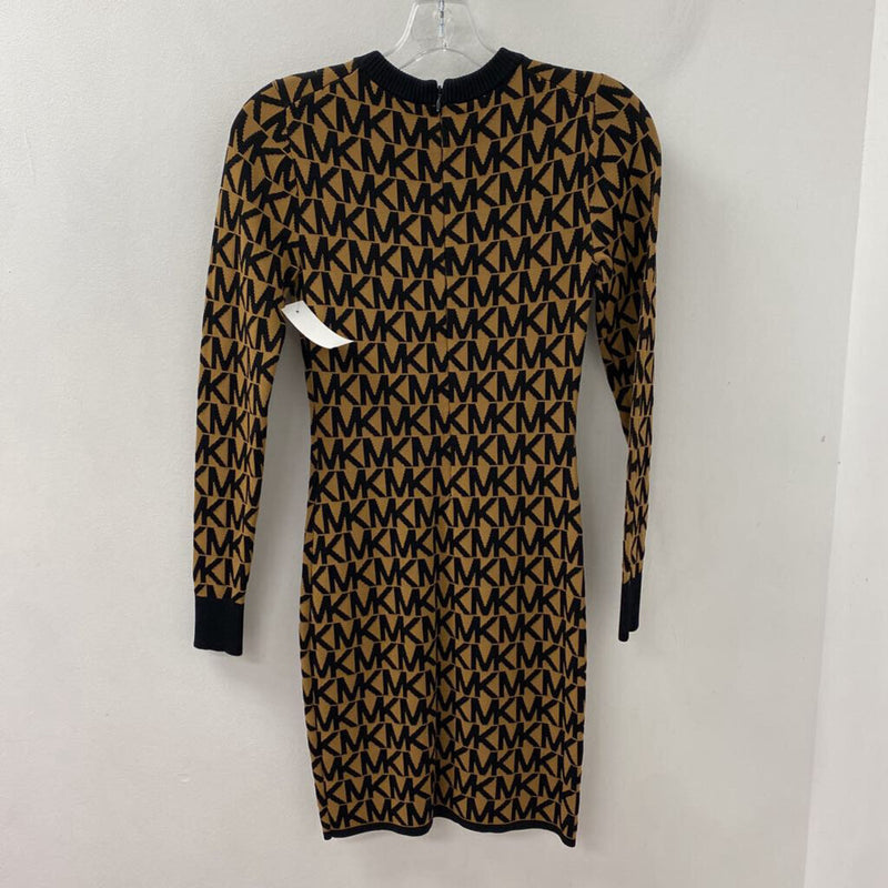 MICHAEL/Michael Kors WOMEN'S DRESS brown black mix XXS