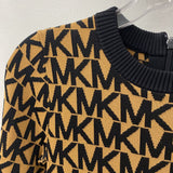 MICHAEL/Michael Kors WOMEN'S DRESS brown black mix XXS