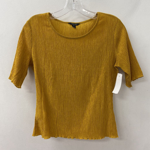 RW&CO WOMEN'S T-SHIRT mustard yellow S