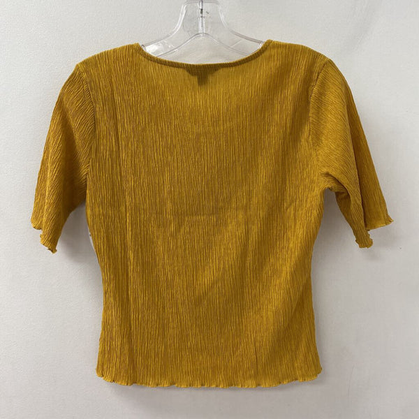RW&CO WOMEN'S T-SHIRT mustard yellow S