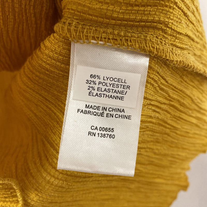 RW&CO WOMEN'S T-SHIRT mustard yellow S