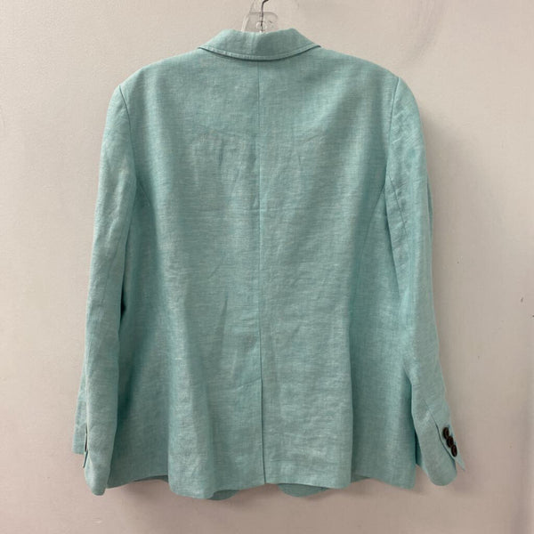 TALBOTS WOMEN'S BLAZER/JACKET teal 16