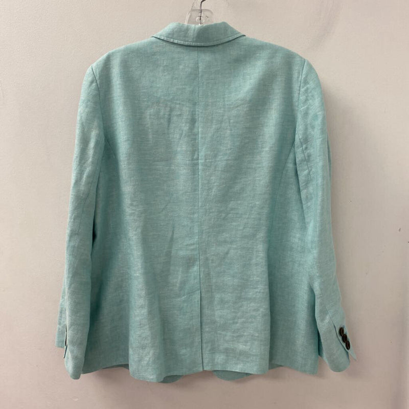 TALBOTS WOMEN'S BLAZER/JACKET teal 16