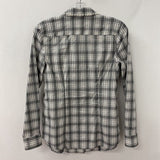 CHARTER CLUB WOMEN'S BLOUSE/SHIRT grey white mix 4