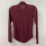 WILFRED WOMEN'S BLOUSE/SHIRT burgundy XS