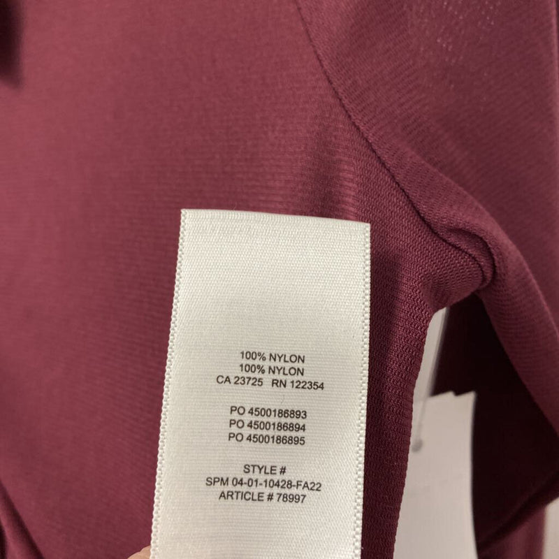 WILFRED WOMEN'S BLOUSE/SHIRT burgundy XS