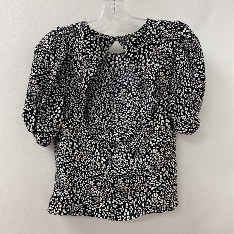 DYNAMITE WOMEN'S BLOUSE/SHIRT black white brown mix S