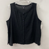 EILEEN FISHER WOMEN'S TOP black L