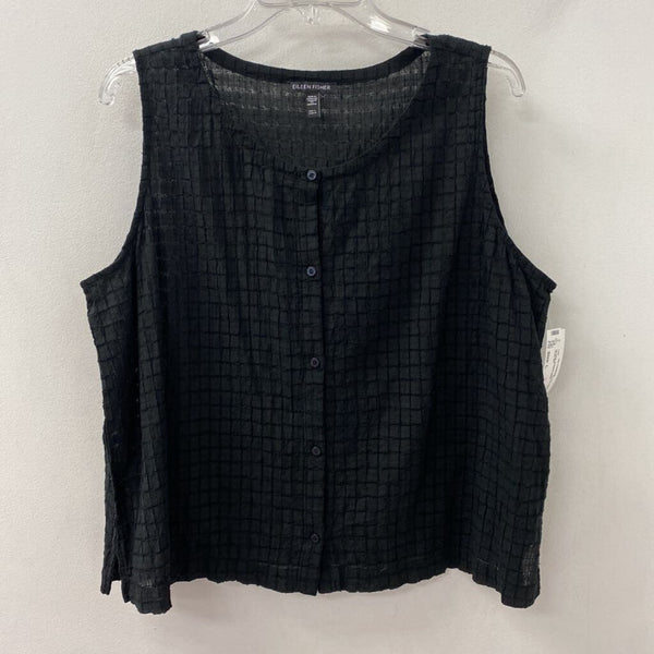 EILEEN FISHER WOMEN'S TOP black L