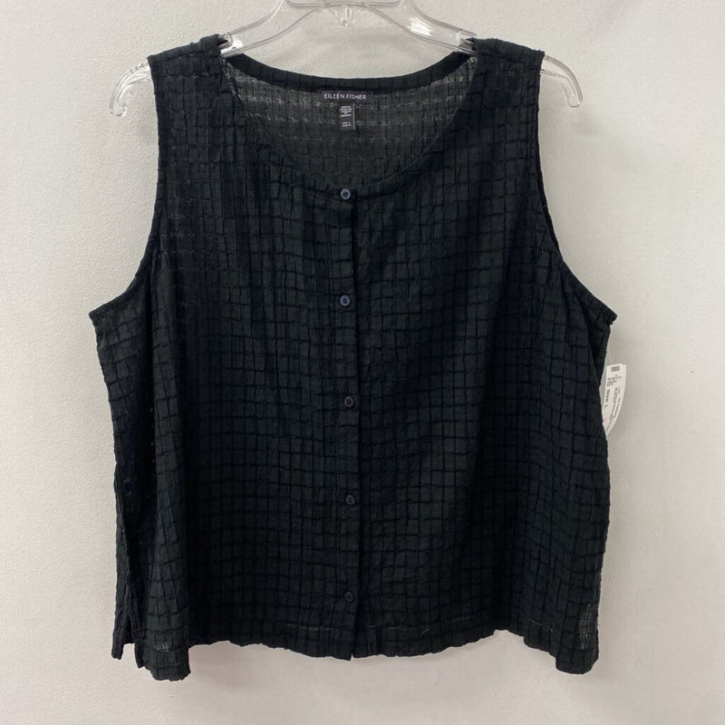 EILEEN FISHER WOMEN'S TOP black L