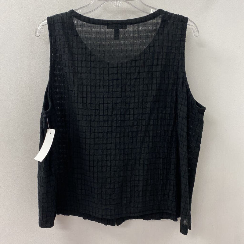 EILEEN FISHER WOMEN'S TOP black L
