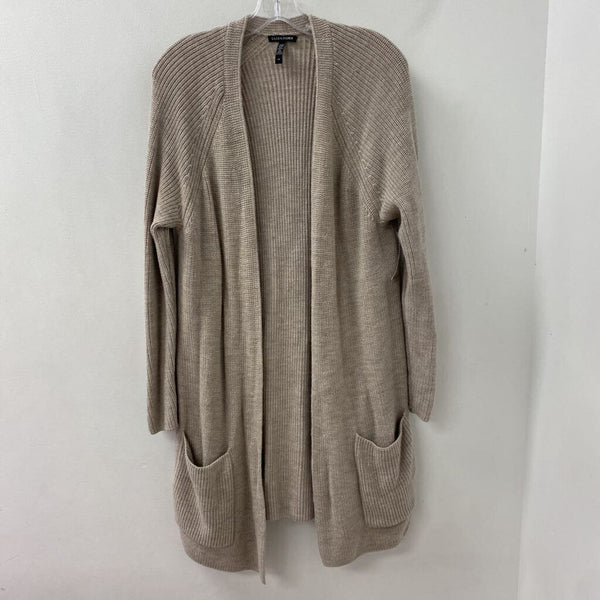 EILEEN FISHER WOMEN'S CARDIGAN light taupe L