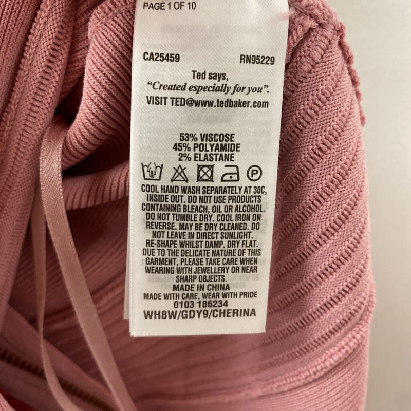 TED BAKER WOMEN'S DRESS pink 4/1