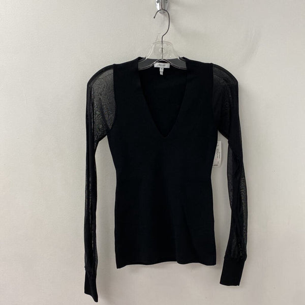 REISS WOMEN'S SWEATER black XS