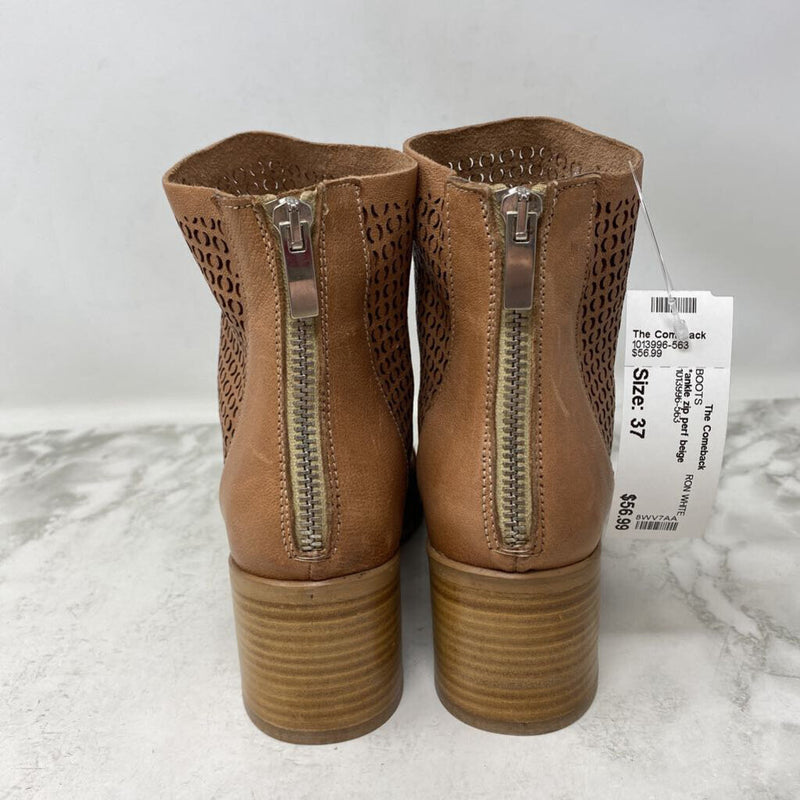 RON WHITE WOMEN'S BOOTS beige 37