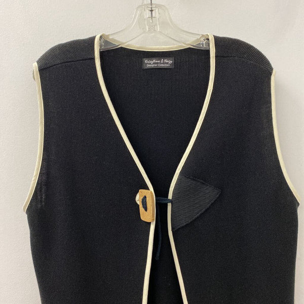 KRISZTINA NAGY WOMEN'S BLAZER/JACKET black ivory XL