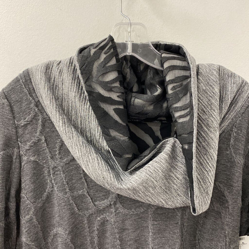 le blanc mouton WOMEN'S TOP grey blackwhite mix L