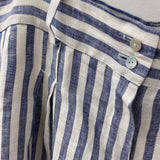 WOMEN'S PLUS BOTTOM blue white 2X