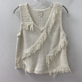 ANTHROPOLOGIE WOMEN'S SWEATER white M