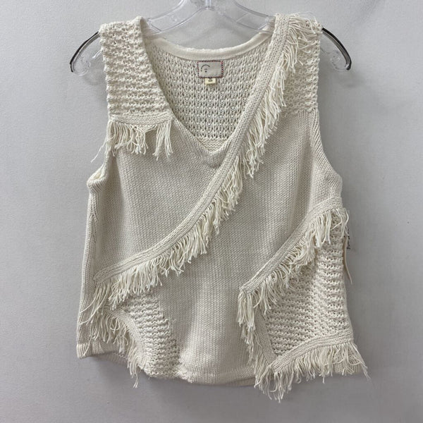 ANTHROPOLOGIE WOMEN'S SWEATER white M