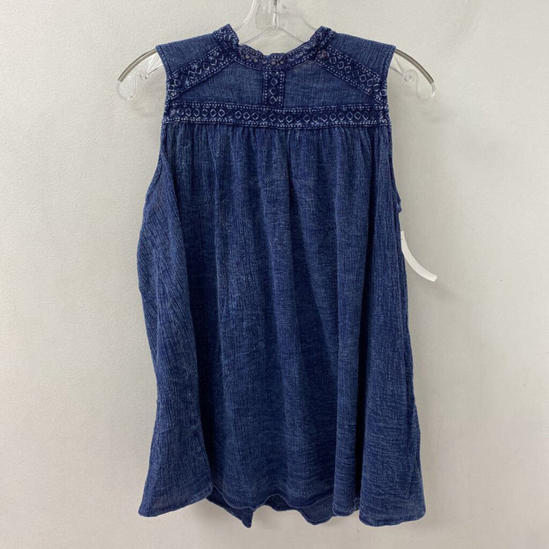 ERI + ALI WOMEN'S BLOUSE/SHIRT blue S