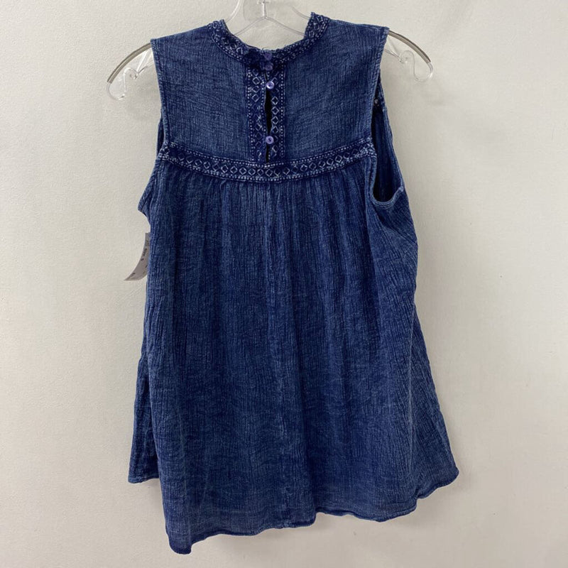 ERI + ALI WOMEN'S BLOUSE/SHIRT blue S